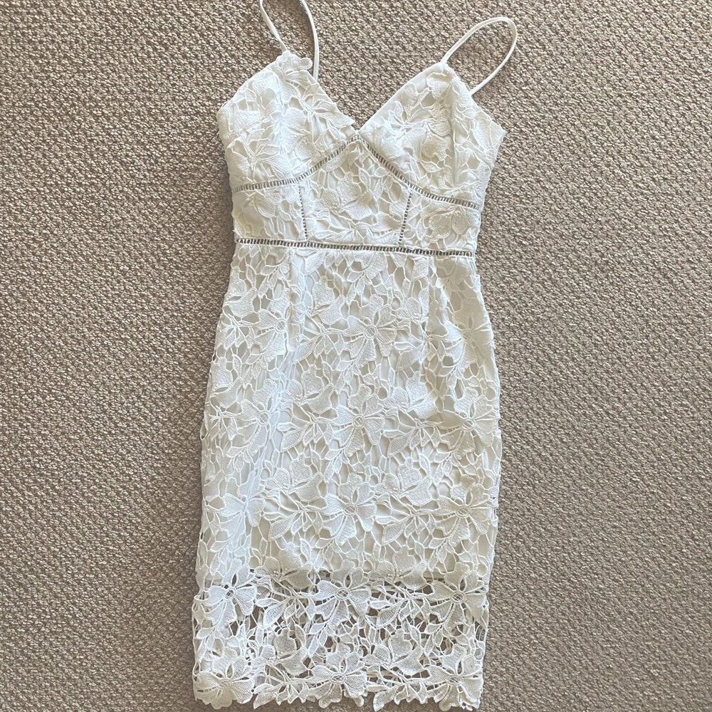 White Bridal Shower/Bachelorette Dress
